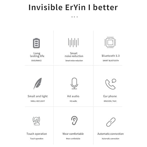 BD&M Wireless Earbuds, HiFi Digital LED Display Stereo Gaming Earbuds Bluetooth Headphones, TWS Wireless Earphones in-Ear Ear Buds, for Gaming, Workout, Sports, Work, Running, Gym 8