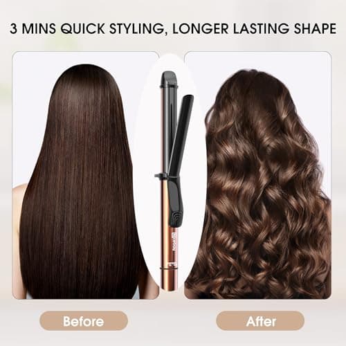 Nicebay Curling Iron, 1 Inch Hair Curler with Ceramic Coating, Professional Curling Wand, Fast Heating up to 430°F, Temperature LED Display 6