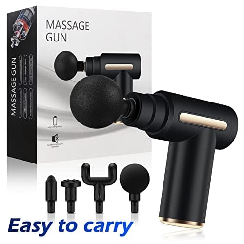 Uplayteck Mini Massage Gun, Percussion Deep Tissues Muscle Massager Gun with 6 Speeds, Type-C Charging, 35DB Ultra Quiet, Portable Electric Handheld Body Massager for Back Neck Pain Relief 8