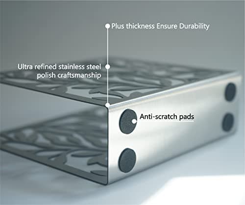 Stainless Steel Freestanding Modern Napkin Holder for Table, for Kitchen Countertops, Dining Table, Indoor & Outdoor 4