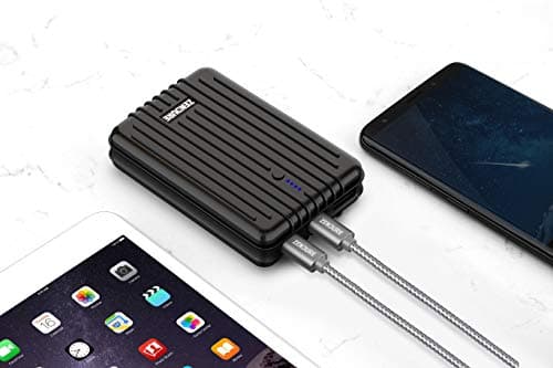 Zendure A3PD Power Bank 10000mah Durable 18W PD & QC 3.0 USB-C External Battery Charger with Dual USB Output (3A), Compact Portable Charger for iPhone, iPad, Switch, Black 6
