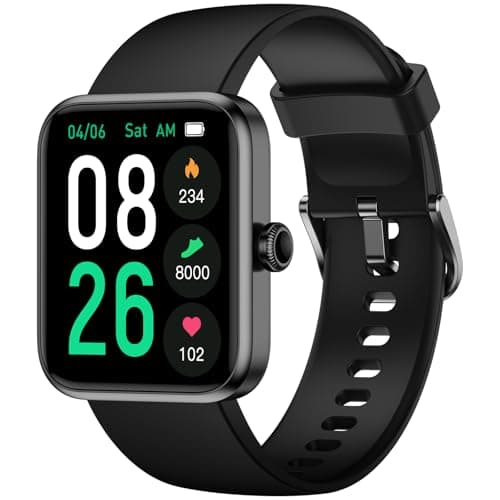 Imzuc Fitness Tracker Watch, Step Tracker with Heart Rate, Blood Oxygen Sleep Monitor, IP68 Waterproof Pedometer, Step Calorie Counter, Health Fitness Watch for Sports, Activity Tracker for Women Men