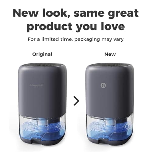 Dehumidifier, 35 OZ Small Dehumidifiers for Bedroom for Home, Quiet with Auto Shut Off, Dehumidifiers for Bedroom (280 sq. ft), Bathroom, RV, Closet, Grey 8