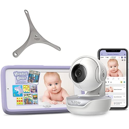 Hubble Connected Nursery Pal Premium Smart Connected, Wi-Fi Enabled Baby Monitor with Parent Unit Viewer