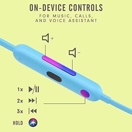 Beats Flex Wireless Earbuds - Apple W1 Headphone Chip, Magnetic Earphones, Class 1 Bluetooth, 12 Hours of Listening Time, Built-in Microphone - Flame Blue 8