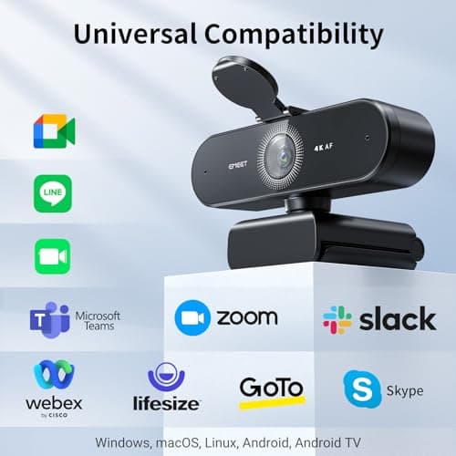 EMEET NOVA 4K PDAF Autofocus and C960 1080P Webcams 8