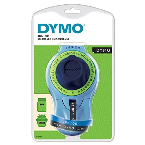 Dymo Junior Home Embossing Label Maker | 42 Character Wheel with Large Knob | No Batteries Required