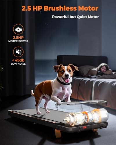 AIRHOT 3in1 Walking Pad - 2.5HP Walking Pad Treadmill with 6% Incline, LED Display, Remote Control, Portable Treadmill for Home Office, Support Jogging/Running/Climbing 6