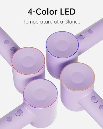 Laifen Hair Dryer SE, 200 Million Negative Ionic Blow Dryer with 105,000 RPM Brushless Motor 1400W Powerful Fast Drying High-Speed Low Noise Hairdryer with Magnetic Attachments 5