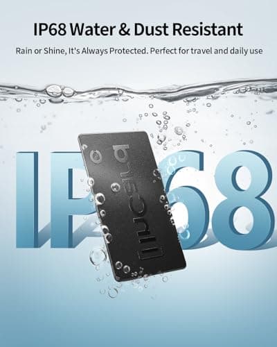 Wallet Tracker Card for Apple Find My & Android, 5-Year Battery Life and Ultra-Slim Design, Tracking Card Works with Google Find Hub, Air Tracker Tag Locator for Passport, Keys, Bags 7