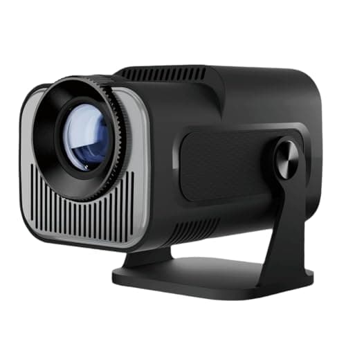 Geuxe HY320 Mini Native 720P Android 11 Projector 200ANSI Wifi6 BT5.0 Cinema Outdoor Portable 180° Rotable Projector,US Plug, Black, 500734168A2