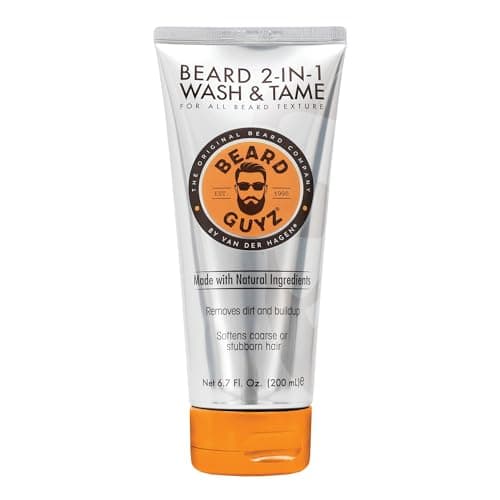 Beard Guyz 2-in-1 Beard Wash and Conditioner, Deep Cleansing Beard Shampoo for Men, Softening & Taming Formula – 6.7 oz (Pack of 1)