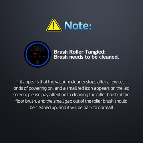 Bieiao Cordless Vacuum Cleaner, Stick Vacuum with LED Display, 2 Modes 6 in 1 Lightweight Rechargeable Cordless Stick Vacuum with 40Min Detachable Battery Vacuum Cleaner for Home Hard Floor Carpet 8