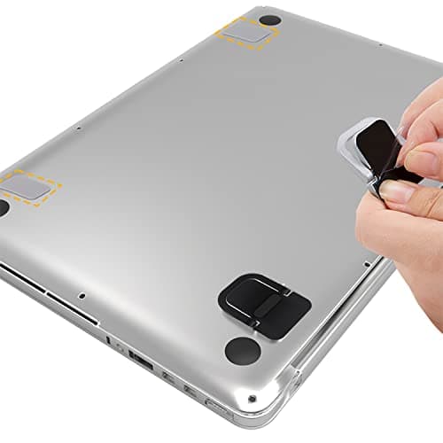 2pcs Keyboard Stands, Mini Laptop Stand for Desk, Portable Laptop Stand Compatible with MacBook Air Pro, Dell XPS, Lenovo, HP More. (Black) 5