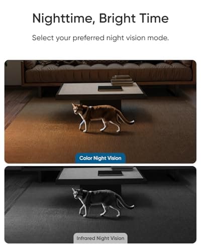 eufy Indoor Cam E30, Latest Generation, 4K UHD Security Camera, Pet/Dog/Baby Camera with Phone app, Color Night Vision, Human/Pet Auto Tracking, 360 Pan-Tilt, Works with Homekit (Renewed) 5