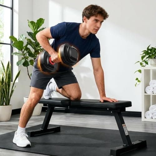 Adjustable Dumbbells Set, 25lb & 55lb Single or Pair - One-Second Quick Change, Anti-Slip Ergonomic Handle & Double-Lock Safety - Space Saving Home Gym Strength Training Equipment for Men & Women 7