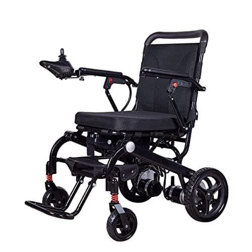 MaritSA Intelligent Lightweight Foldable Electric Wheelchair, Travel Size, Weights only 40 lbs - Serviced from USA - Detachabe Battery - 500W Motor Power 9