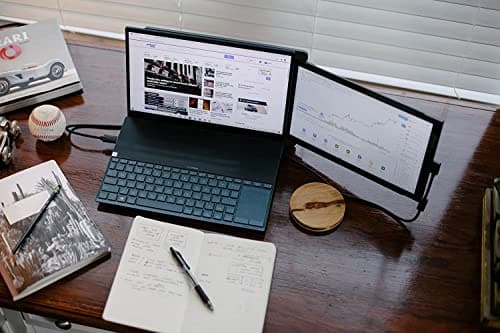 Mobile Pixels Duex Plus Portable Monitor for Laptops, USB C/USB A Plug and Play 13.3" Laptop Screen Extender 5