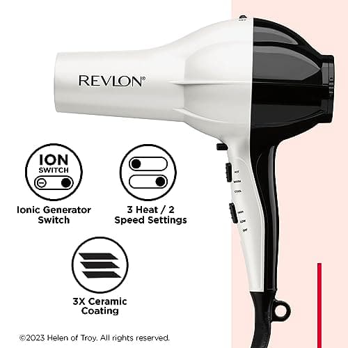 Revlon Shine Booster Hair Dryer | 1875W Smooth Blowout and Maximum Volume 6