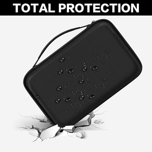 Hair Dryer Case for Shark HD112BRN & HD331 HyperAIR IQ 2-in-1 Concentrator, Storage Pouch for Dyson/Shark Flexstyle Styler Attachments and Clips, Black 5