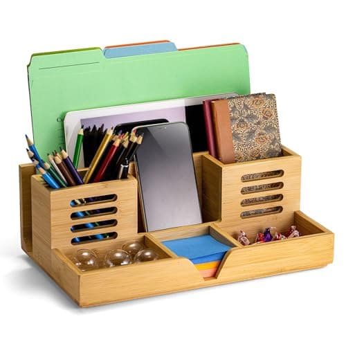 Achieva Bamboo Desk Organizer (71001)