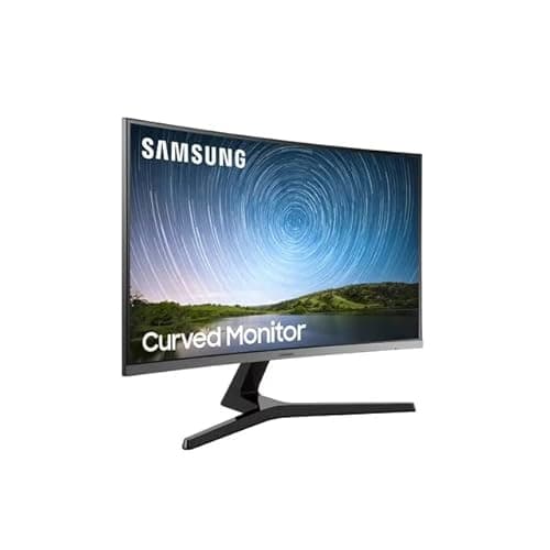 SAMSUNG 32" Class 1500R FHD Curved Monitor, 75Hz, 4ms, Ultra-Slim, AMD FreeSync, 3 Sided Bezel Less Display, HDMI, Black, with MTC HDMI Cable, LC32R500 2