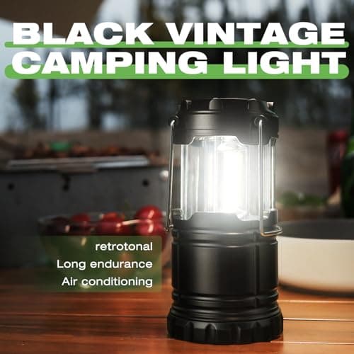 Lantern Collapsible Camping Light, Battery Operated Lanterns LED Super Bright for Power Outages Indoor Emergency Outdoor Camping Hiking Kit (COB-4) 5