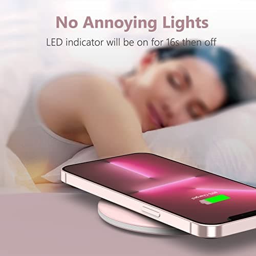 Yootech Wireless Charger,10W Max Wireless Charging Pad Compatible with iPhone 17/17 Pro/17 Pro Max/Air/16/15/14/13/SE 2022/12/11,Samsung Galaxy S25/S24/S23,for AirPods Pro 3(No AC Adapter) 5