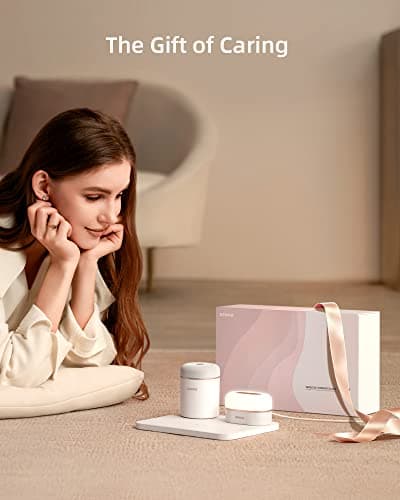 EZVALO 3 in 1 Charger Station with LED Night Light, Portable Bluetooth Speaker, Wireless Charging Station for Multiple iPhone, Samsung/Huawei/Honor/Xiaomi/Oppo, Gifts for Women, Birthday Tech Gifts 6