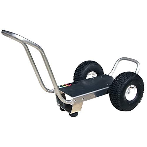Ultimate Washer Professional Pressure Washer Cart Frame with Wheels and Push Handle (10 x 20, Silver)