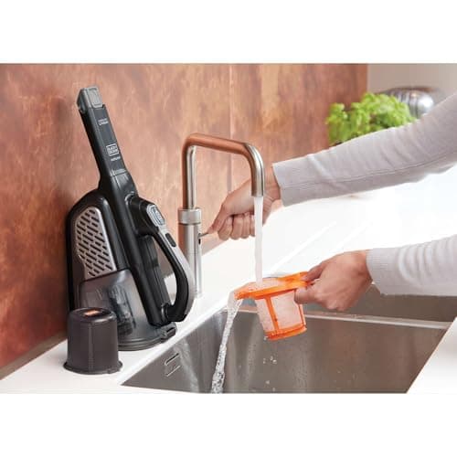 BLACK+DECKER dustbuster Portable Vacuum Cordless Handheld, Small Hand Vacuum Cleaner for Dorm Home and Car, Powerful 20V AdvancedClean+ (HHVK515J00FF) 11