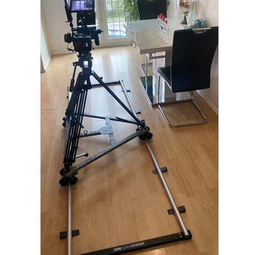 PROAIM Swift Video Camera Track Dolly System for Filmmakers. 28'' Central Distance. Payload up to 159kg / 350lb (SWFT-DL) 9