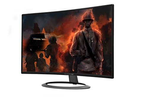 Sceptre 27" Curved 75Hz LED Monitor C278W-1920R Full HD 1080P HDMI DisplayPort VGA Speakers, Ultra Thin Metal Black, 1800R immersive curvature, 2018,Metallic Black 14