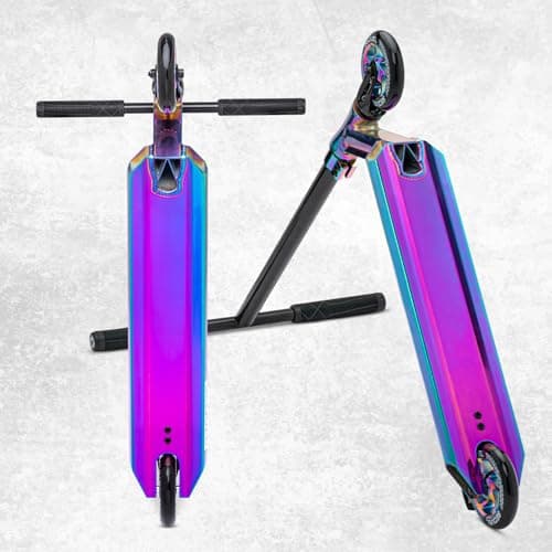 Sequel Ignite Stunt Scooter, Pro Complete Trick Scooter for Kids 8+, Beginner Skatepark BMX Scooter (Neo) 5