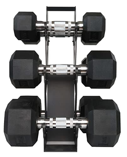 Dumbbell Storage Rack Weight Organizer Rack Only for Home Gym Weight Rack No need Assembly (3-Tier) 7