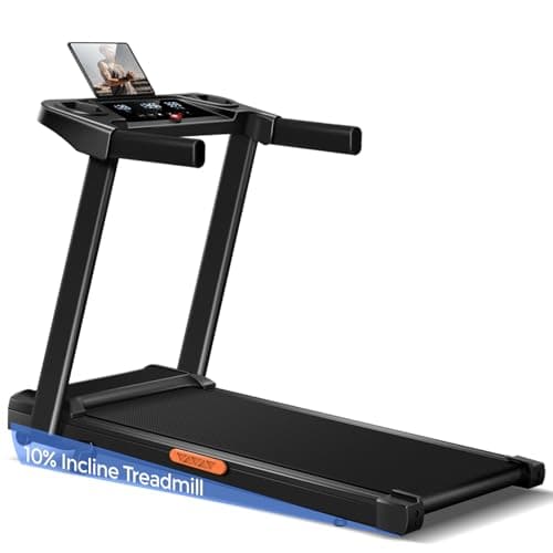 16% Treadmills for Home, 3-in-1 Foldable Treadmill with Incline, Portable Treadmill with Handle, 3.0HP Quiet Walking Pad Treadmill, 12 Automatic Modes, Three Screen