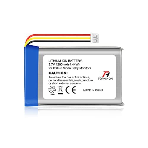 HT TopHinon Replacement Battery for Infant Optics DXR-8: Sp 803048 3.7V 1200mAh Lithium Ion Rechargeable Battery for Infant Optics Video Baby Monitor (Not Compatible with DXR-8 Pro)