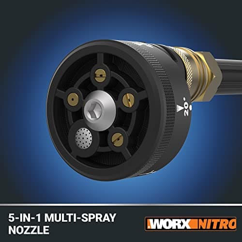 Worx Nitro Hydroshot 20V 710PSI Light-Duty Electric Pressure Washer with Brushless Motor Cordless, Lightweight, 5-in-1 Portable Power Cleaner, Power Share Compatible – Battery & Charger Included 6