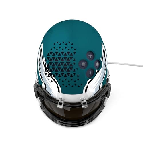 NFL Echo Dot Bundle: Includes Echo Dot | Deep Sea Blue and Limited-Edition NFL Helmet Stand | Philadelphia Eagles 6