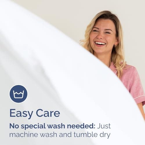 Full Fitted Bed Sheet - Bottom Single Fitted Sheet Only - Ultra-Soft Hotel Luxury Bedding w/ 8-16 Inch Deep Pockets - Breathable, Cooling & Wrinkle Free - Easy-Care, Fade & Shrink Resistant - White 7