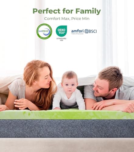 Twin Mattress Topper, 3 Inch Memory Foam Mattress Topper Twin for Back Pain, Gel Cooling Bed Topper, Slow-Rebound Memory Foam Topper, Pressure Relief Mattress Toppers, Comfortable Mattress Pad 6