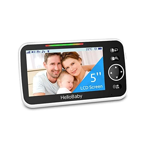 HelloBaby Monitor 𝑶𝒏𝒍𝒚 𝑯𝑩6550 2021/2022 Version - Only for HB6550 Video Baby Monitor with Camera and Audio, Baby Monitor Display 𝑪𝒂𝒏'𝒕 𝑹𝒆𝒑𝒍𝒂𝒄𝒆 𝑯𝑩6351-2, Only Work with HB6550 Camera