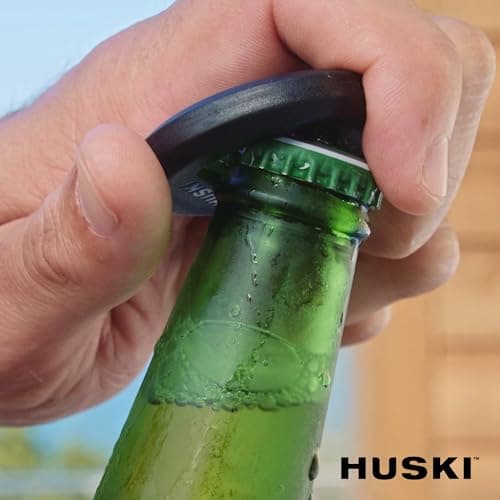 Huski 3-in-1 Bottle Opener Keyring | NEW | Works with Bottle Caps & Can Tabs | Includes Spring-Fit™ Detachable Keyring Clip | Compact & Convenient | Fits in the Huski Beer Cooler | Great Gift 8
