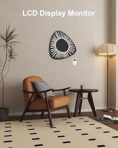 Carbon Monoxide Detectors Plug in, Phsmont Portable CO Detectors with Digital LED Display for Home and Travel, Test Button 5