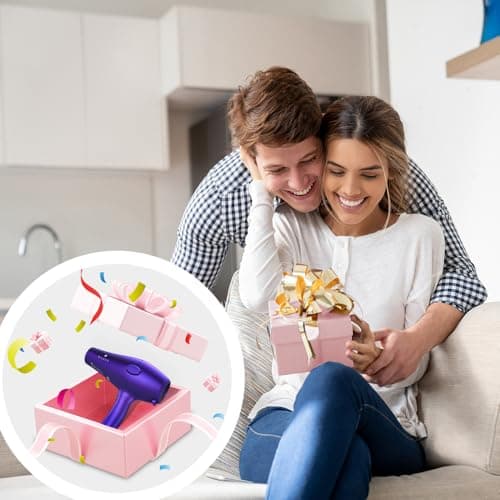 Wazor 3rd Generation Lightweight Low Noise Hair Dryer,(1875W Tourmaline Ceramic Negative Ionic Blow Dryer 2 Speed 3 Heat Settings Cool Shot with Diffuser Concentrator(Purple) 6