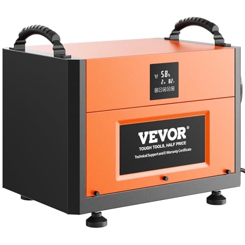 VEVOR 190 Pints Commercial Dehumidifier with Drain Hose for Crawl Spaces, Basements Warehouse & Job Sites, Large Capacity Dehumidifier for Water Damage Restoration, Auto Defrost, CSA Listed 10