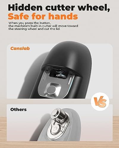 Canslab Ultrablde (Basic Version）_Rechargeable Electric Can Openers for Kitchen for Seniors with Arthritis- USB Battery Can Opener for Any Size Can - Smooth Edge, Handsfree, Wall Mountable Opener 6