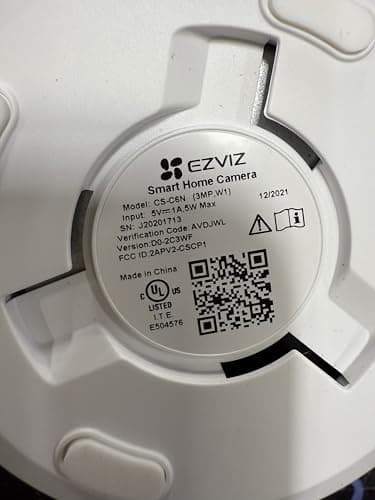 EZVIZ C6N 3MP Indoor WiFi Pan & Tilt Camera, Motion Detection with H.265 Video Technology, Smart Tracking, Smart Night Vision, Two-Way Talk - White 8