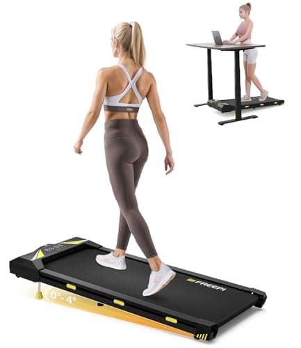 Freepi Walking Pad,Protable Treadmill Walking Pad with Incline,Under Desk Treadmill for Home Office
