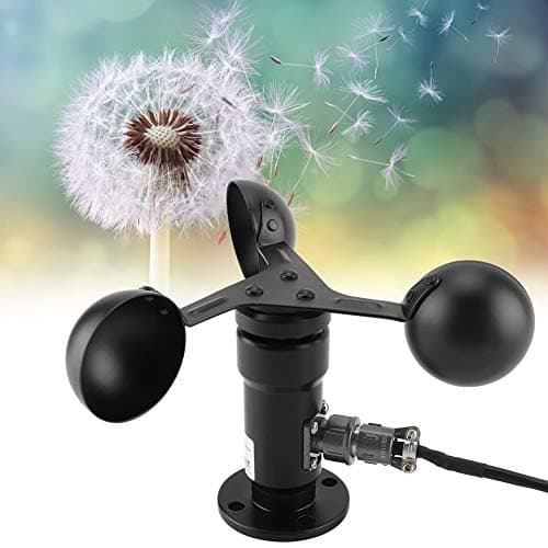 Wind Speed Sensor, Pulse Signal Output Aluminum Alloyed Wind Speed Sensor Anemometer